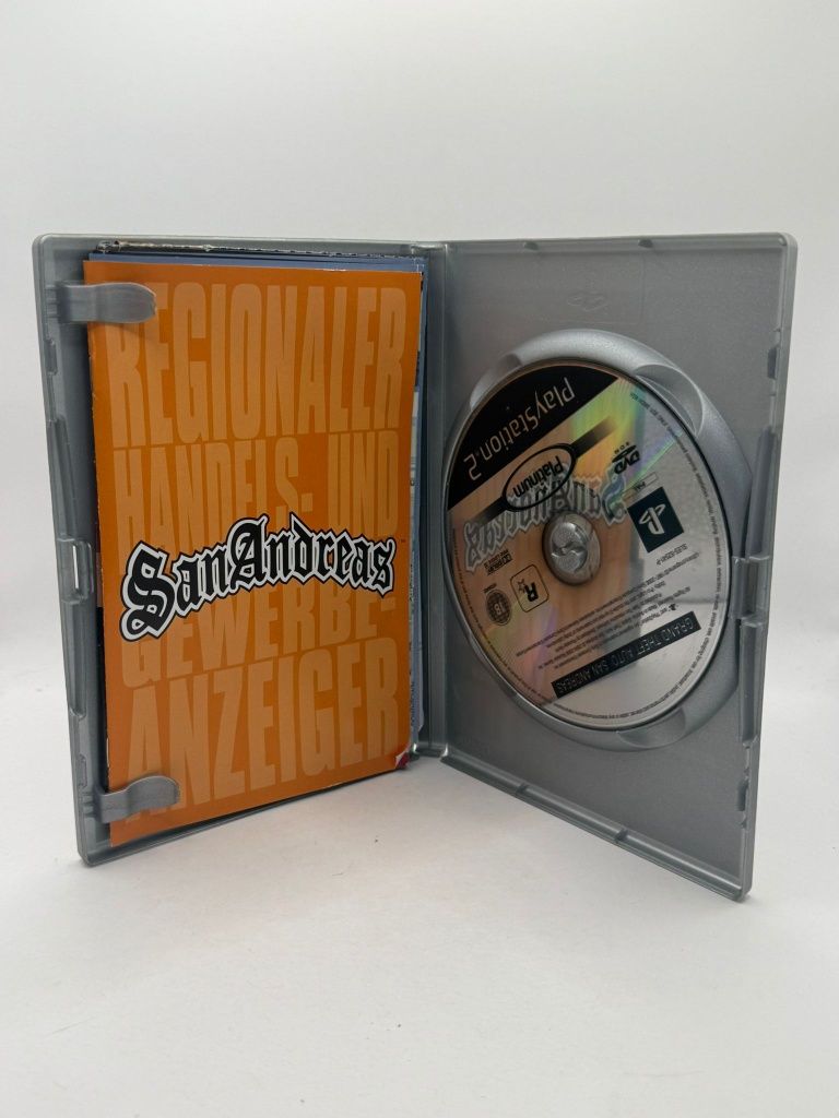 Gta San Andreas Komplet z Mapą Ps2 nr 5508