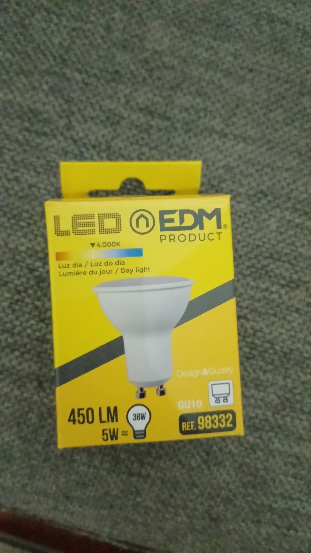 Lâmpada LED 4000K EDM