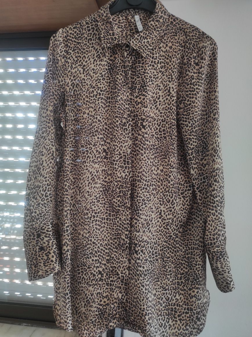 Camisa Zara Tigresa tamanho L