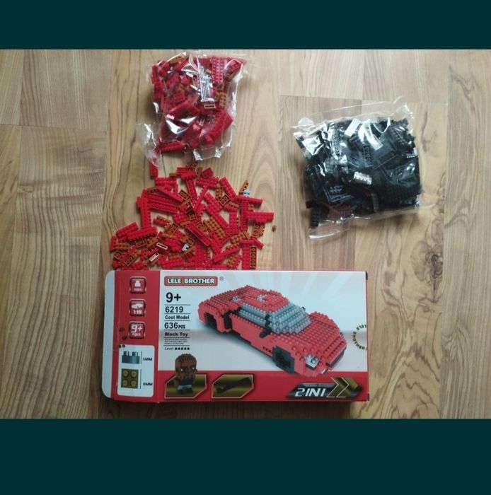 Klocki małe mini samochód