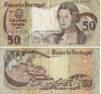 Portugal - - - 50$00 - Infanta D. Maria - - - - - Notas