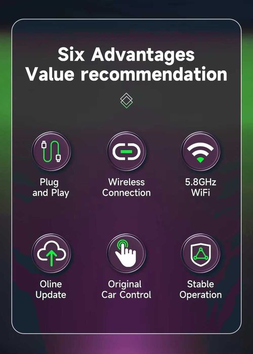 [CarPlay] / [AndroidAuto] якісний безпровідний адаптер флешка карплей