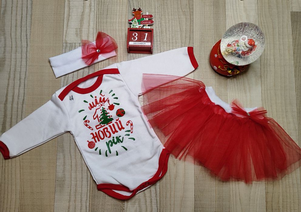Мій перший новий рік новорічний костюм для дівчинки