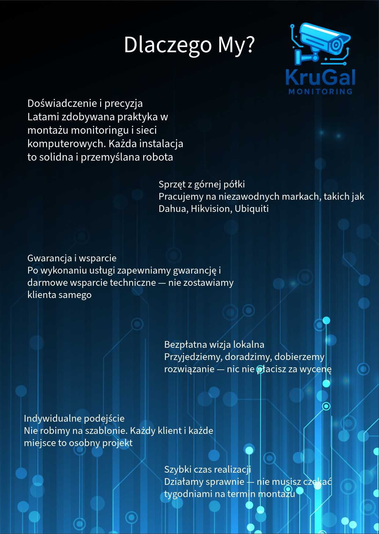 Monitoring •  Sieć komputerowa • Pogotowie komputerowe