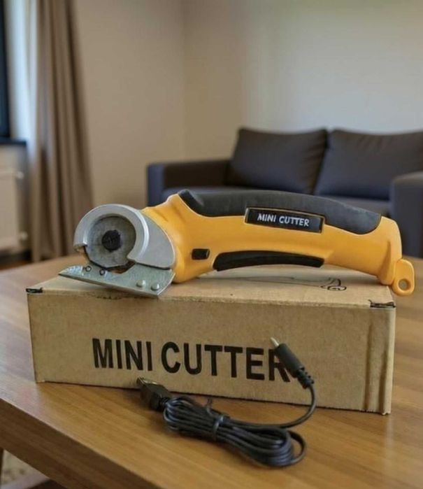 Ніж дисковий акумуляторний для тканини шкіри картону 4,2v