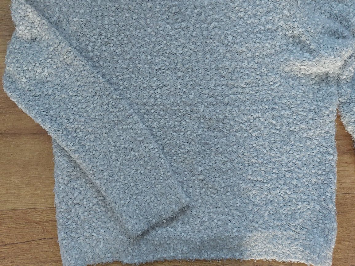 Sweter puffy w kolorze jasnoszarym, rozmiar M, Orsay