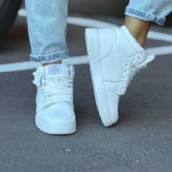 Зимові кросівки жіночі [36-41] Шкіряні На хутрі Взуття жіноче зимове