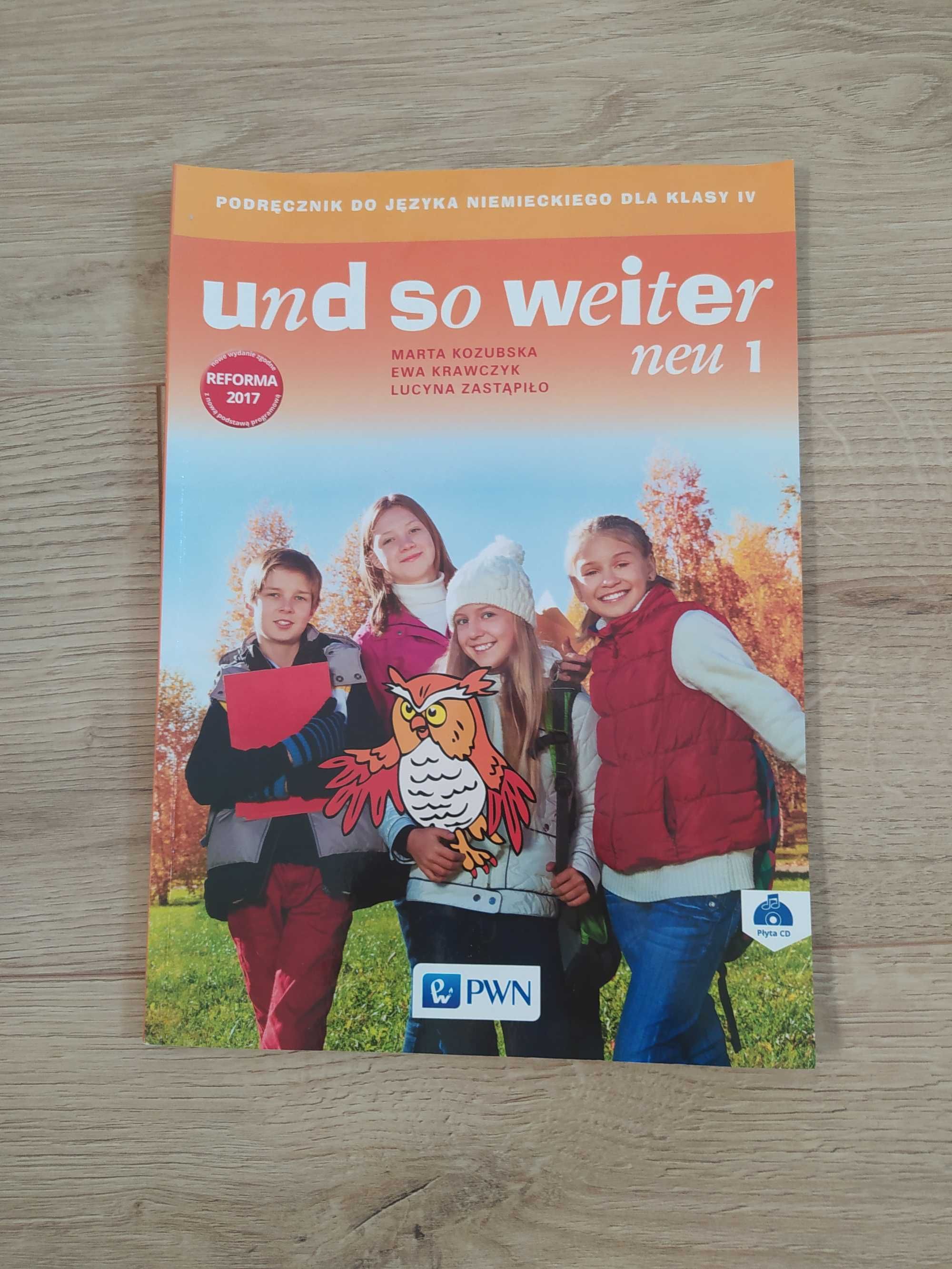 Podręcznik do języka niemieckiego + płyta - klasa 4