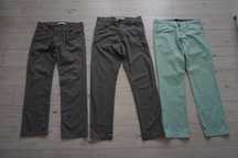 zestaw 3 szt. spodnie chinosy h&m~ Brice r.38 na wzrost 170 cm