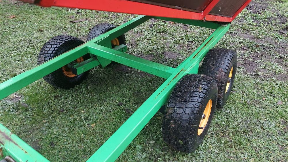 Traktorek kosiarka  quad przyczepka   w bdb stanie profesjonalna wywro