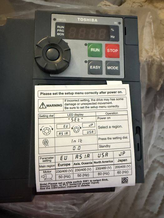 Toshiba vfs 15s-2015pl -w1 falownik wektorowy