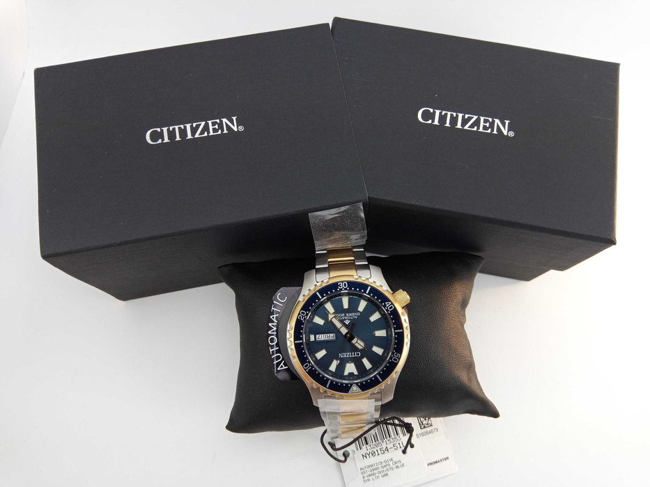 Японские 200м дайверы Citizen NY0154-51L механика автоподзавод, сапфир