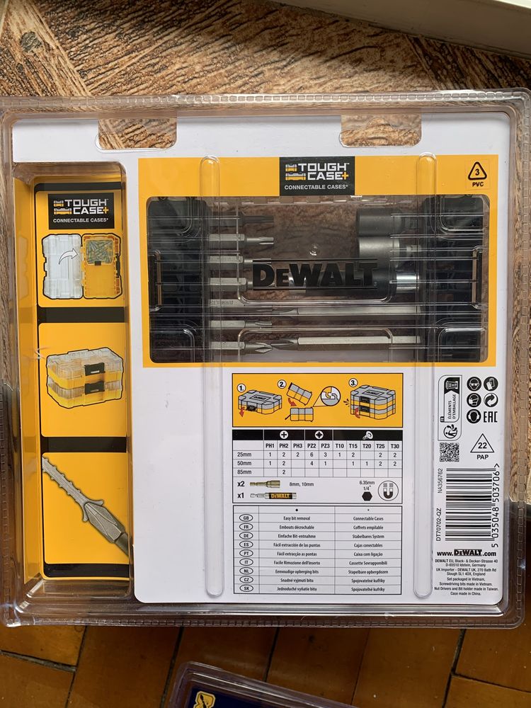 Набір біт, DeWALT DT70702 40 шт, Irwin Impact PRO 32 шт (1/4")