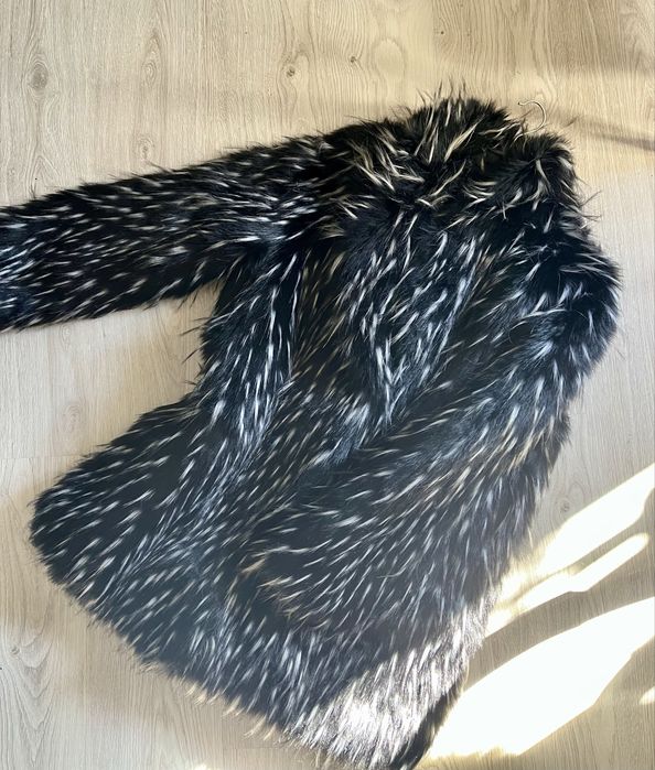 Sztuczne futerko h&m rozmiar 42 zimowe