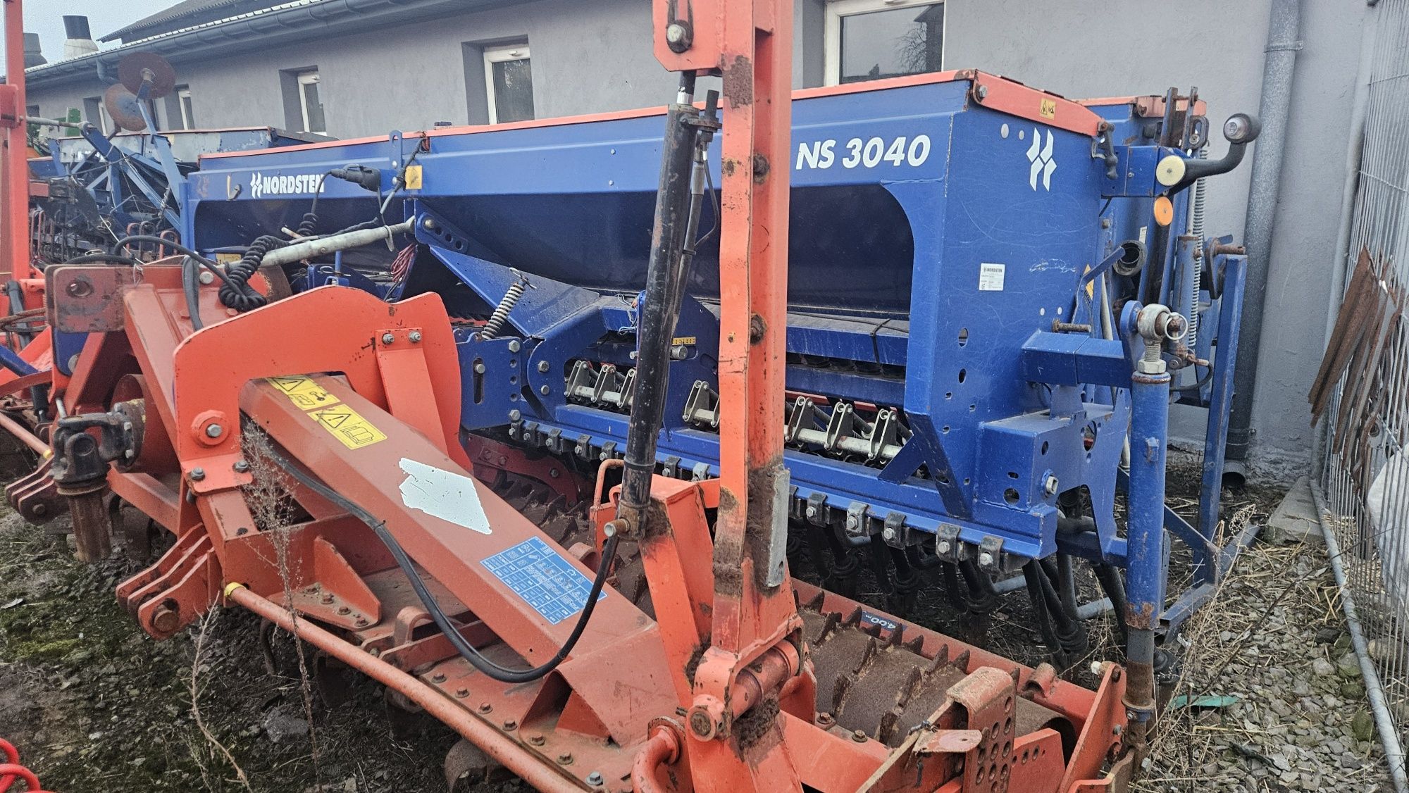 Siewnik Nordsten 3040+Kuhn brona
