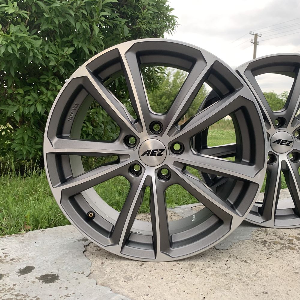 Диски r17 5x108 AEZ Tioga Graphite Volvo титани