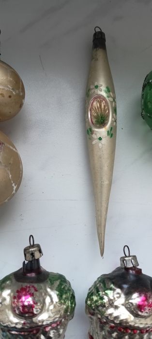 Bombki choinkowe PRL-zestaw 27 sztuk