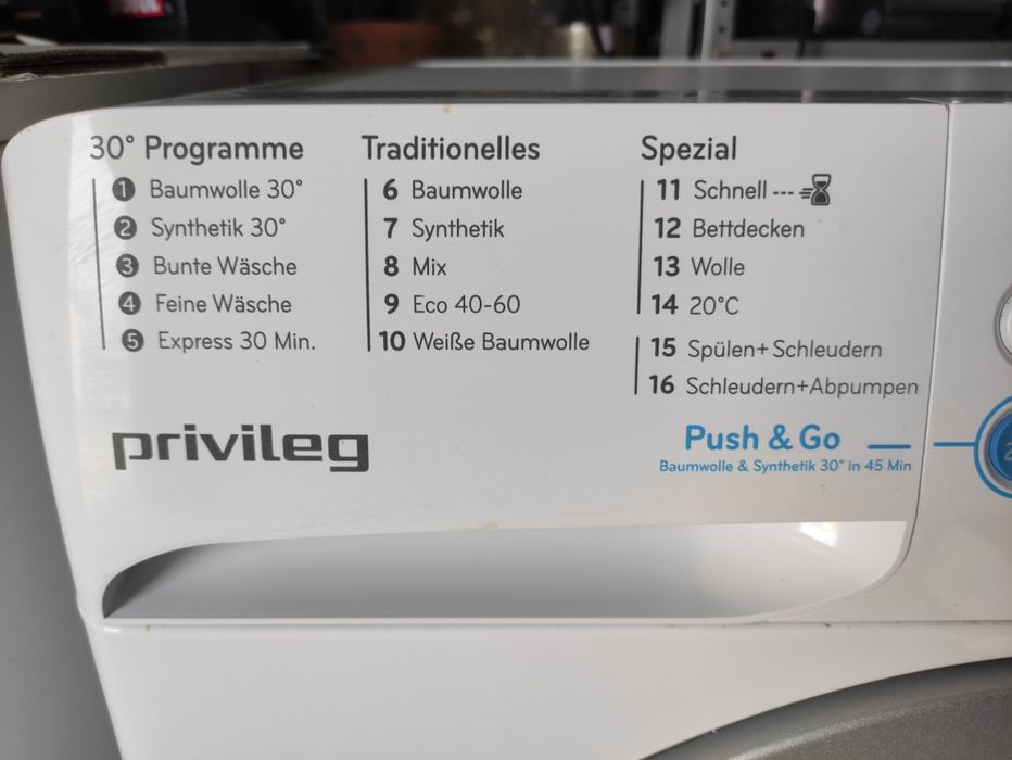 Pralka Privileg 8 kg 1600 obr