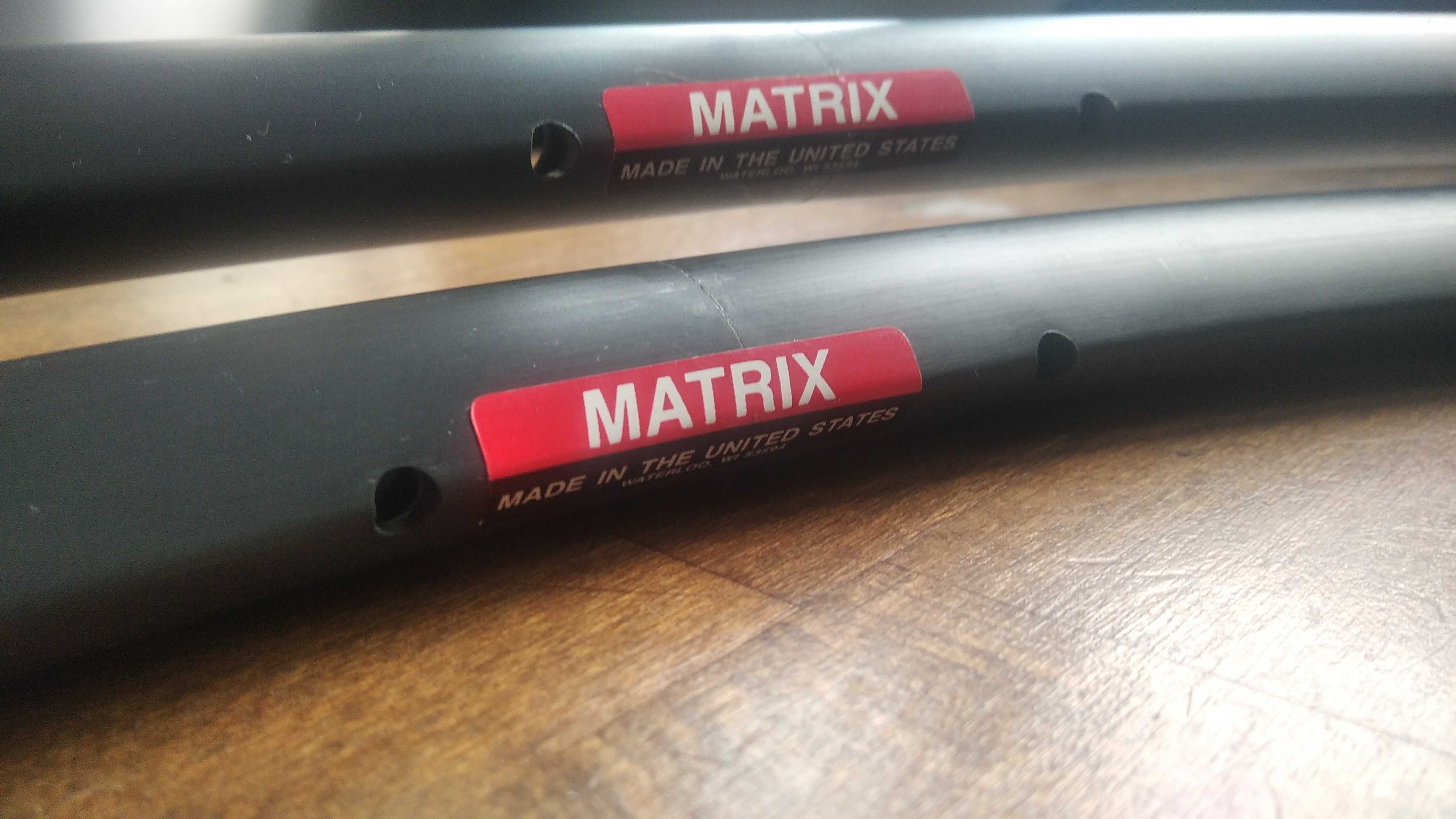 Matrix ISO-2 700c nowe obręcze NOS szytka komplet anoda retro