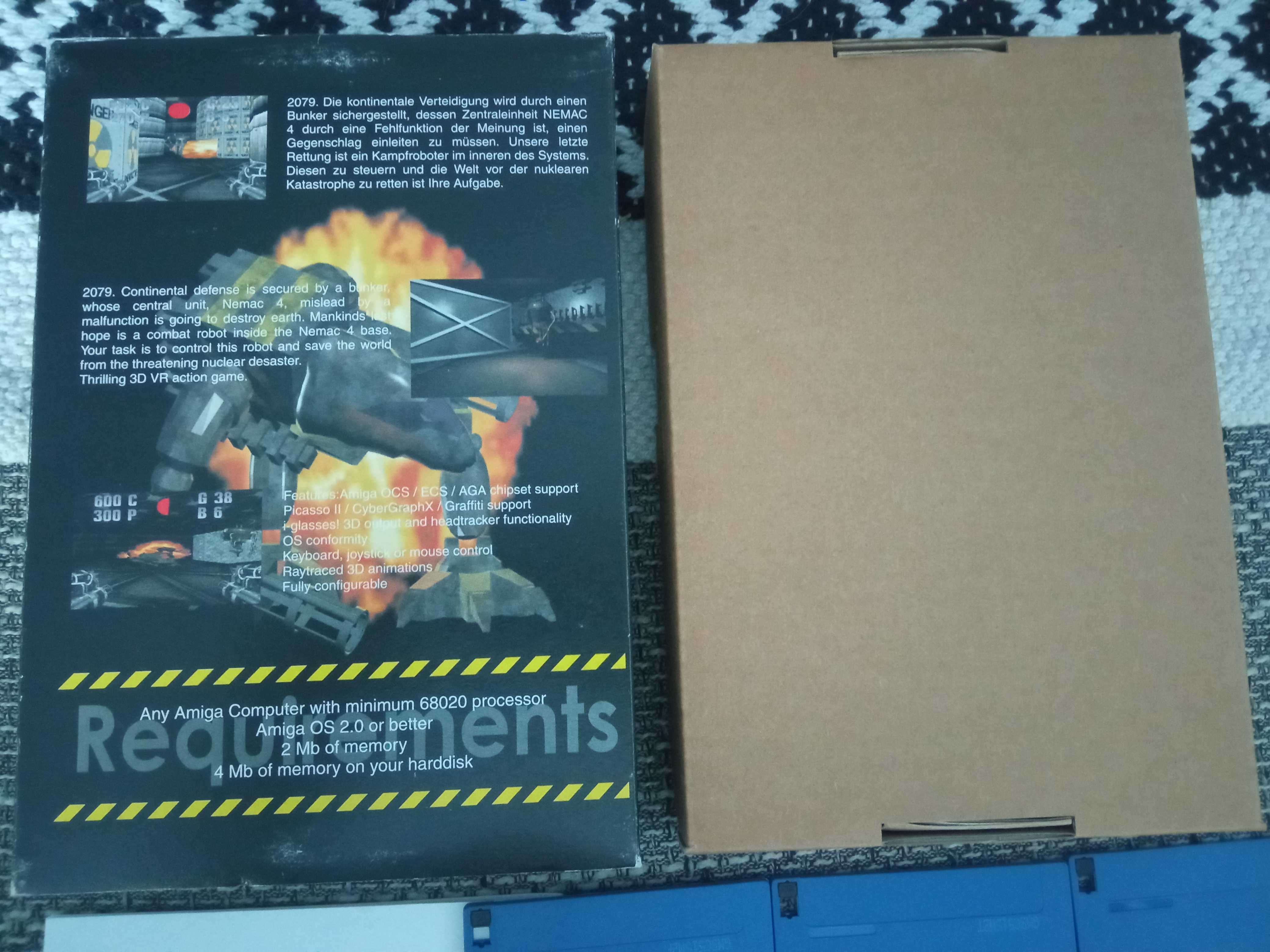 NEMAC IV Amiga Big Box DE, niekompletne