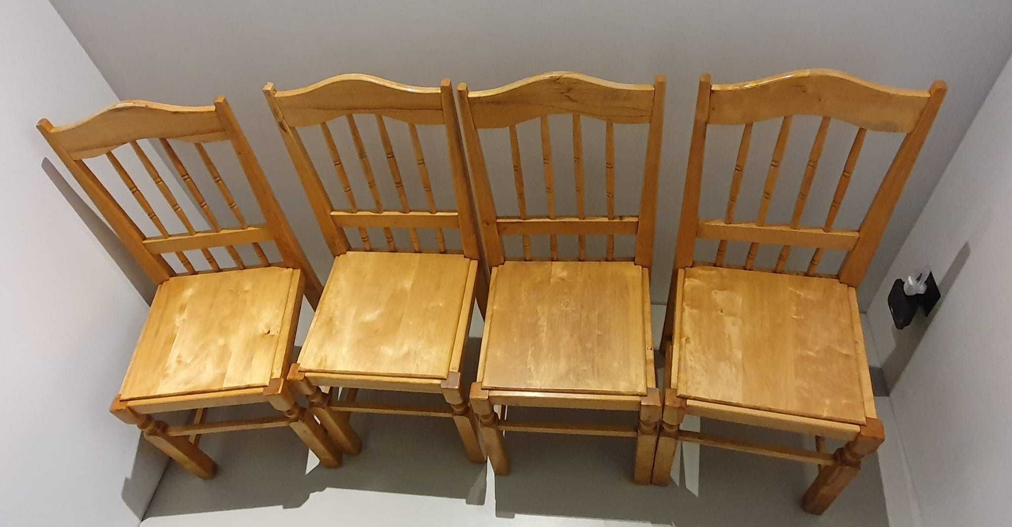 krzesła drewniane, 4szt