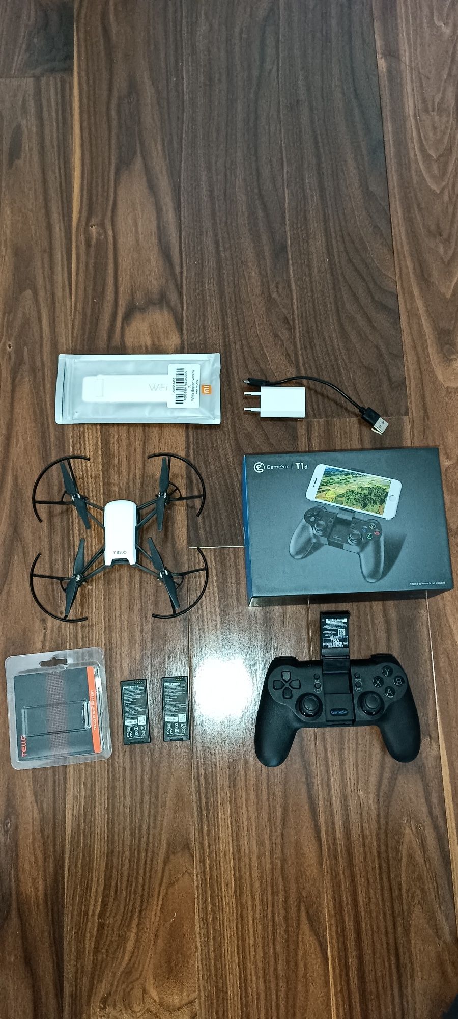 Dron dji tello ryze boost combo samolot baterie kontroller gamesir t1d