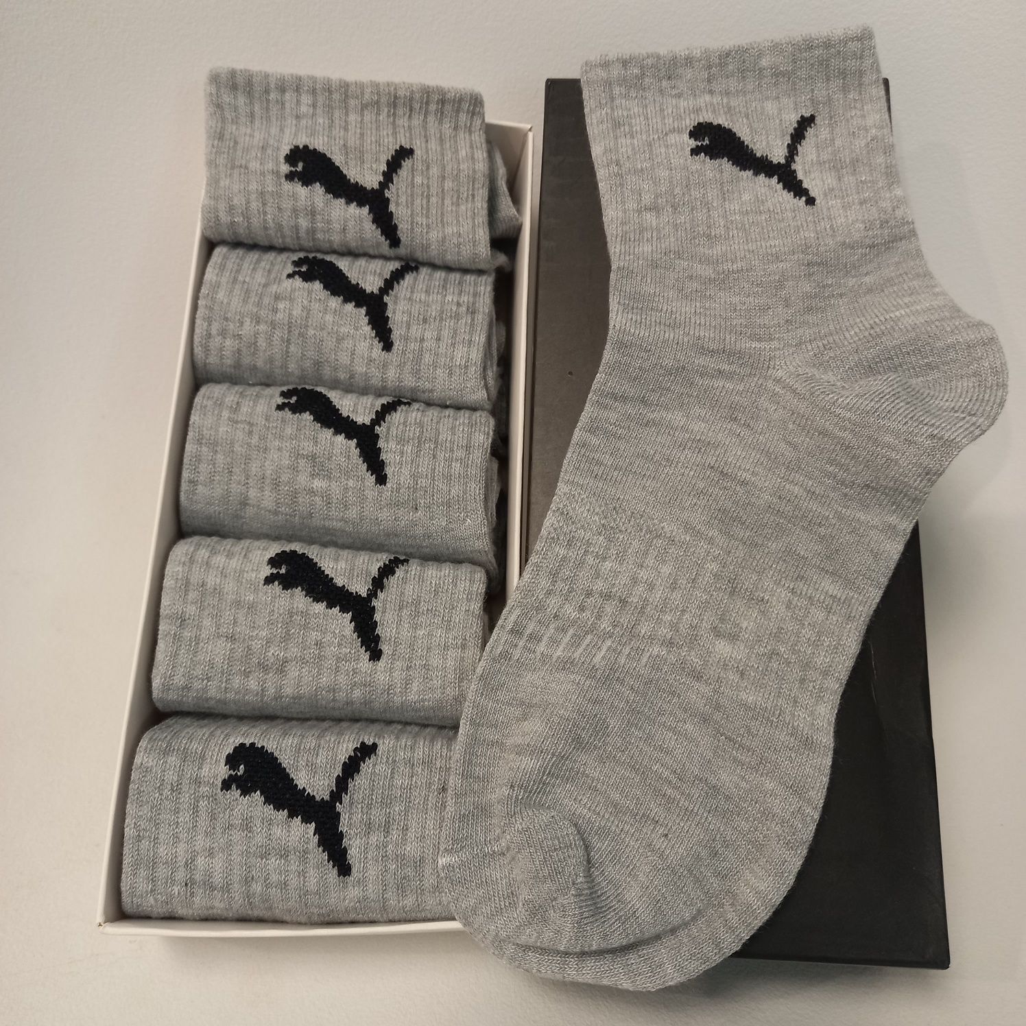 Чоловічі шкарпетки (носки) Puma. 5 пар, подарункове пакування.Оригінал