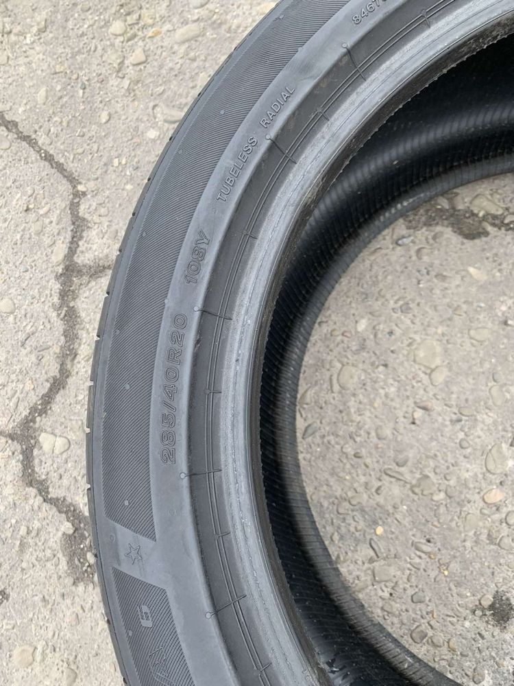 Шини 285/40 R20 Bridgestone літо 2022р,5,7мм