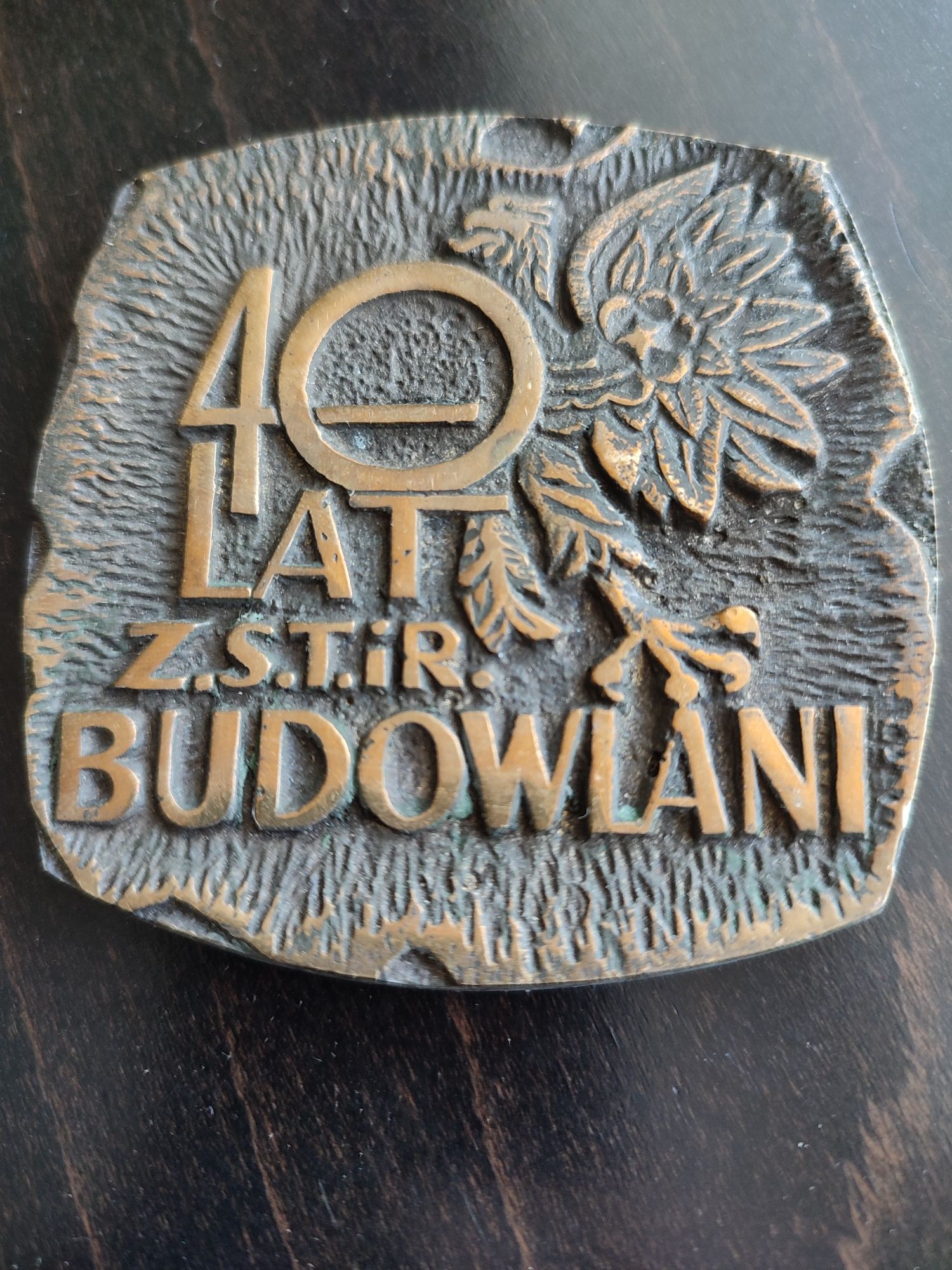 Medal 40lat Zrzeszenia Sportu Turystyki i Rekreacji Budowlani