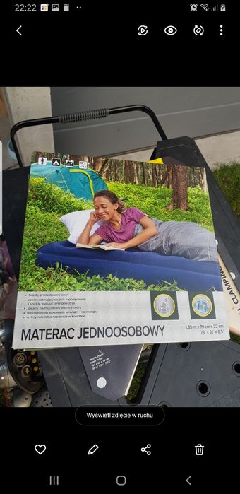 Materac jednoosobowy