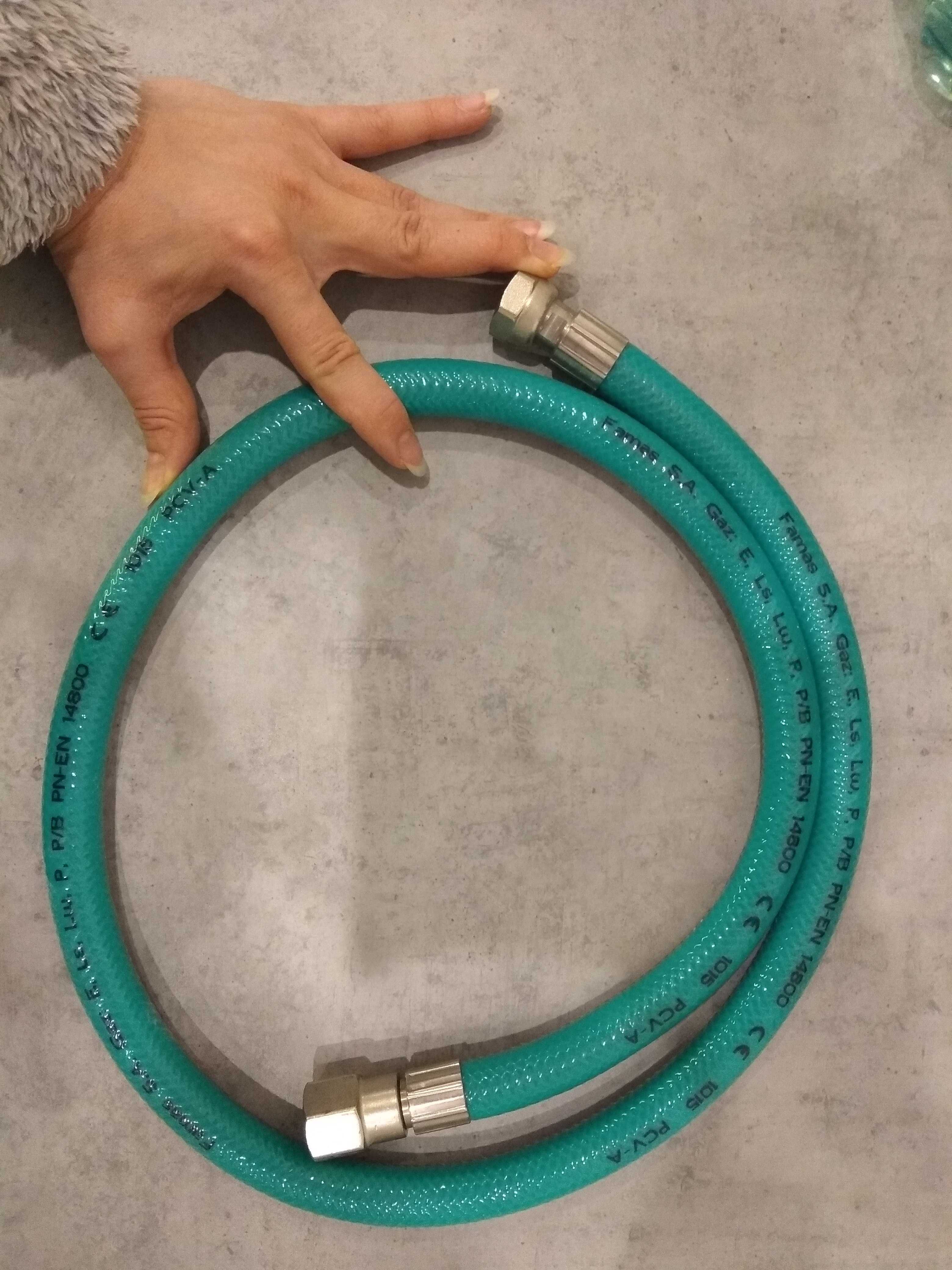 Wąż elastyczny gazowy nowy 128 cm