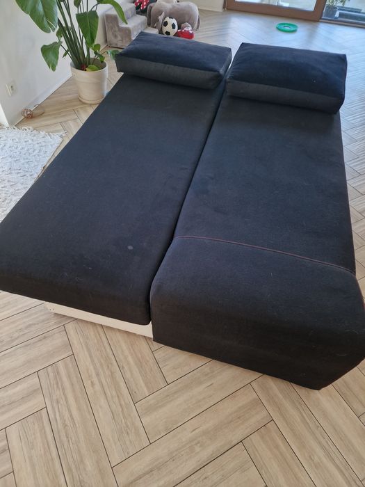 Kanapa rozkładana z funkcją spania +2duże poduchy