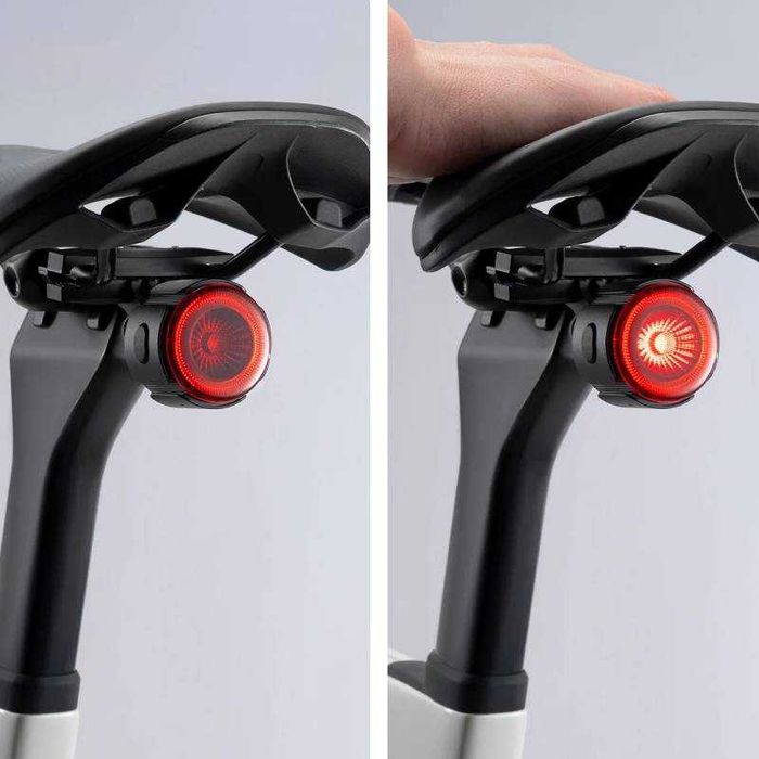 Inteligentne tylne światło rowerowe wodoodporne bicycle light ROCKBROS