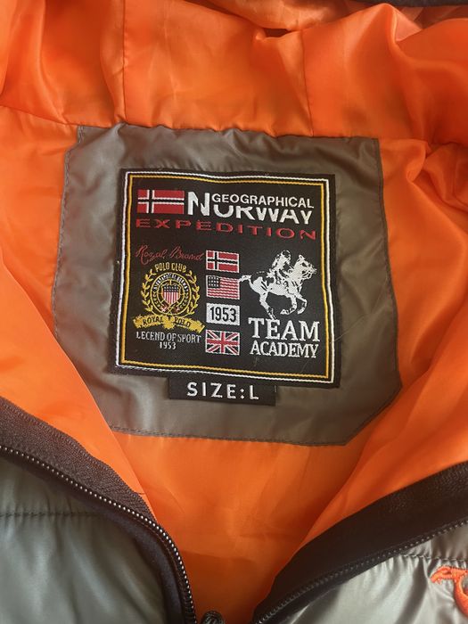 Puchowa kurtka, marki Geographical Norway, rozmiar L