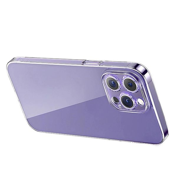 Baseus Crystal Case etui do iPhone 14 Pro Max cienki pokrowiec + szkło