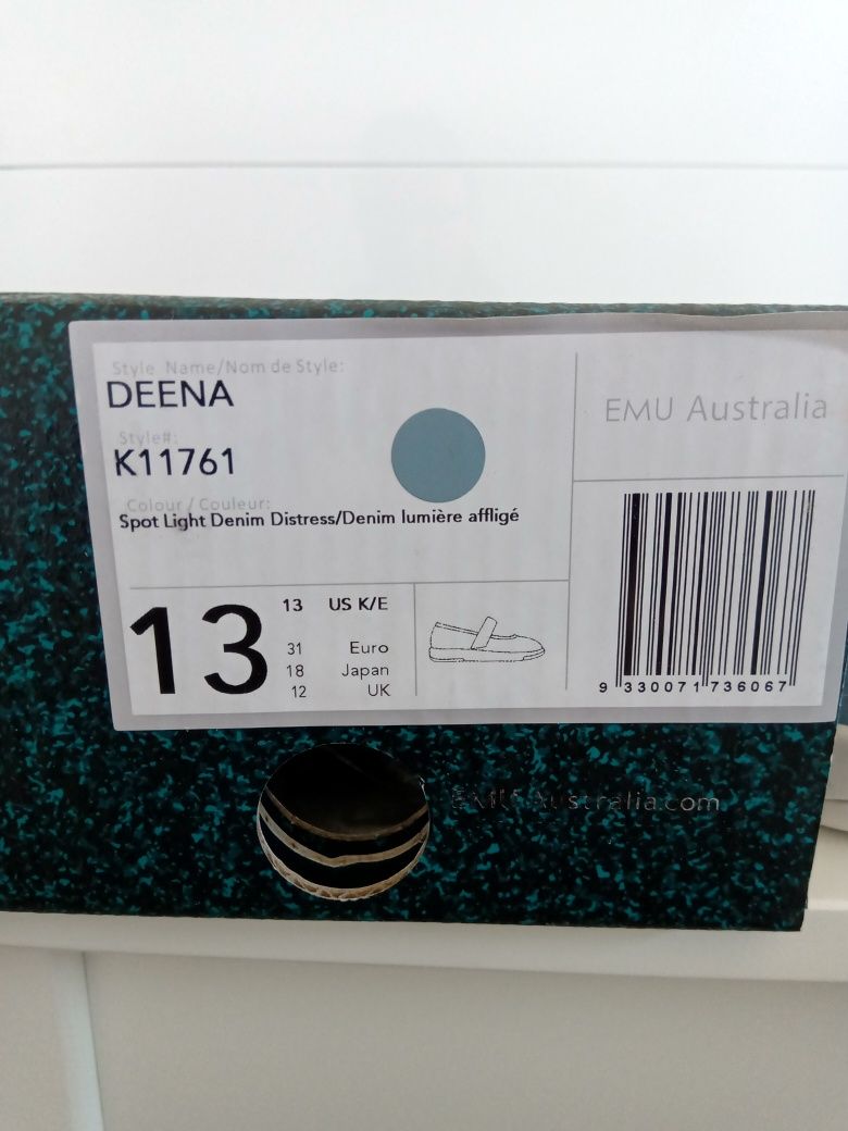 Baleriny dla dziewczynki Emu Australia rozmiar 31