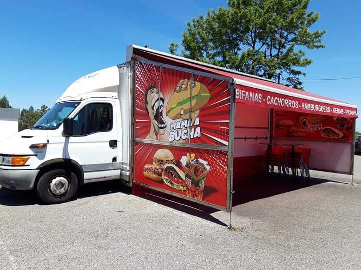Roulote bar usada kebab bifanas totalmente equipado