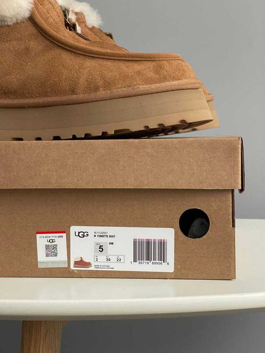 Чоботи UGG Funkette Chestnut Platform