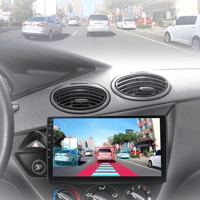 Radio Android 9" do Ford Fiesta/Focus, CarPlay, Android Auto 1GB 32GB