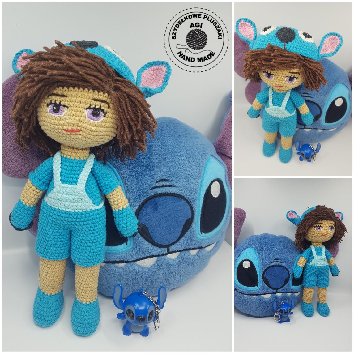 Lalka w stroju Stitch - Handmade