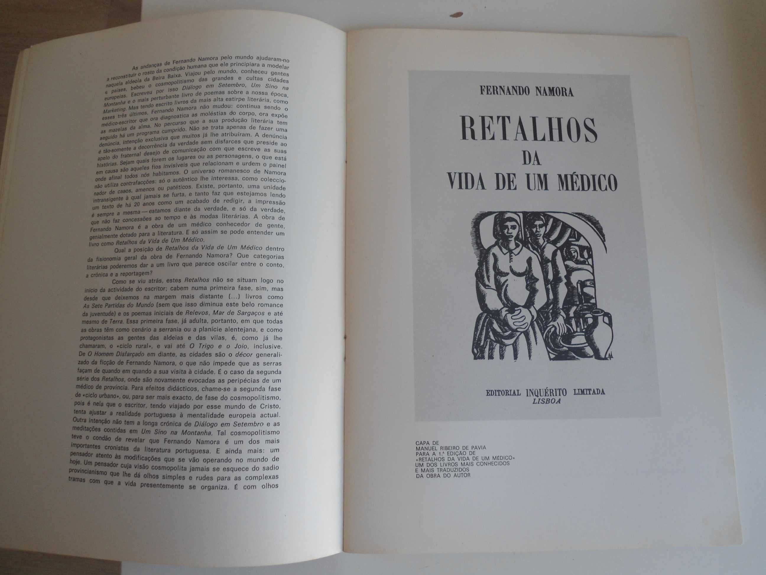 Fernando Namora 40 anos de vida literária