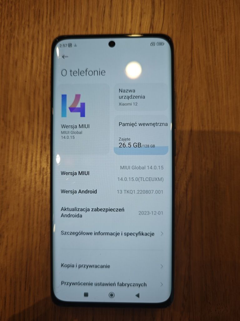 Xiaomi 12 5g 8/128GB