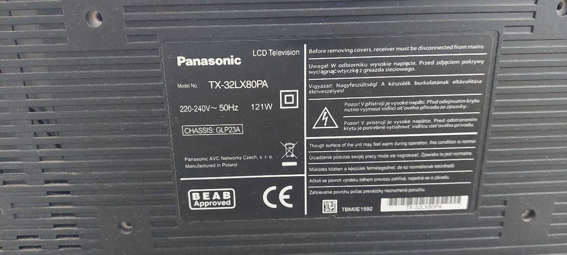 Telewizor Panasonic Viera TX-32LX80 32 cale