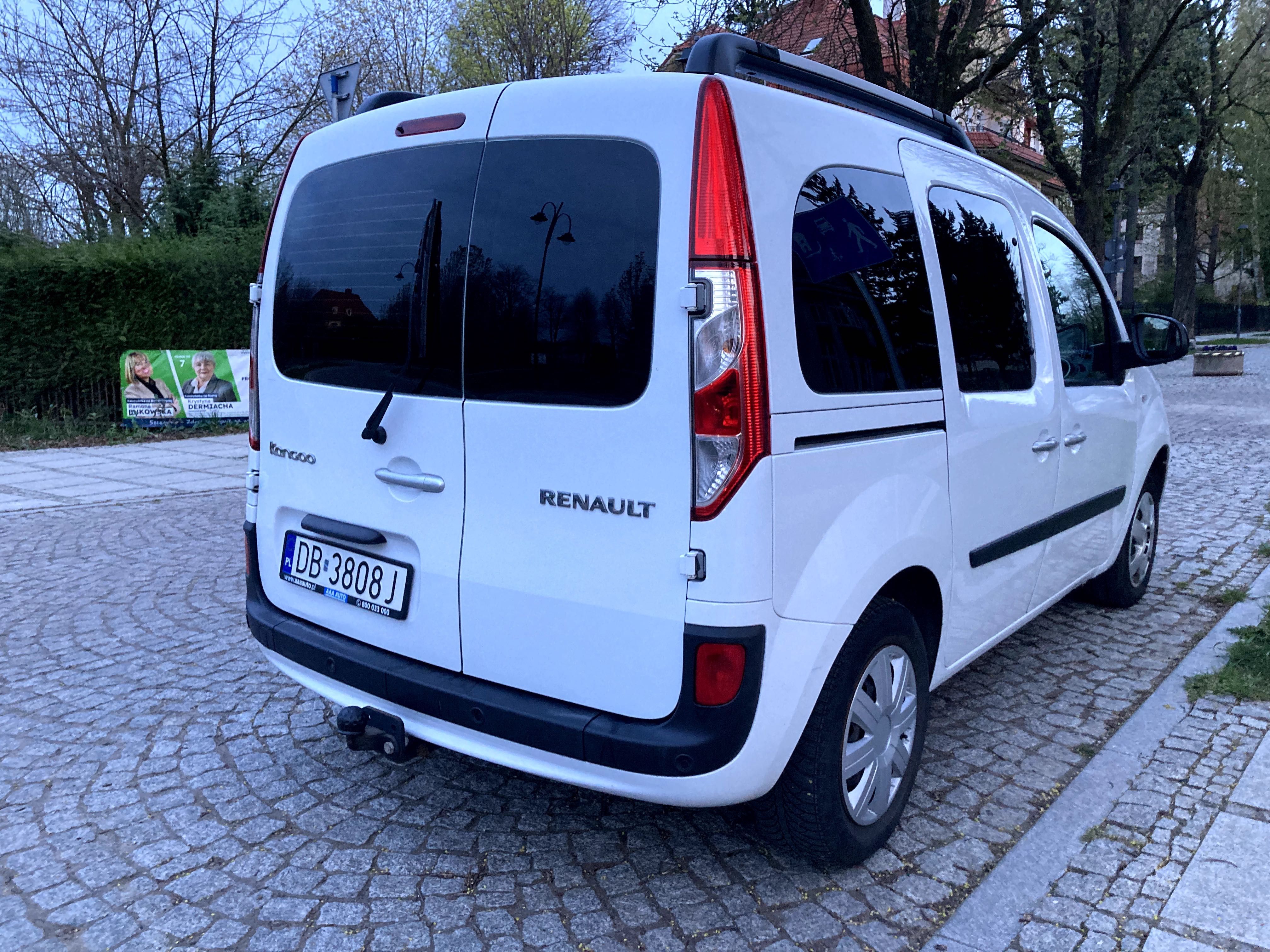 Renault Kangoo 1,5 dci, niski przebieg, hak, klima