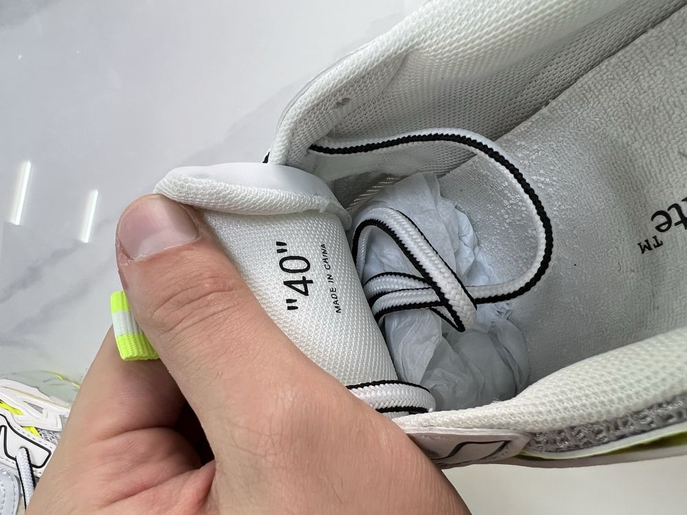 Кросівки OFF-WHITE Be Right White / Green