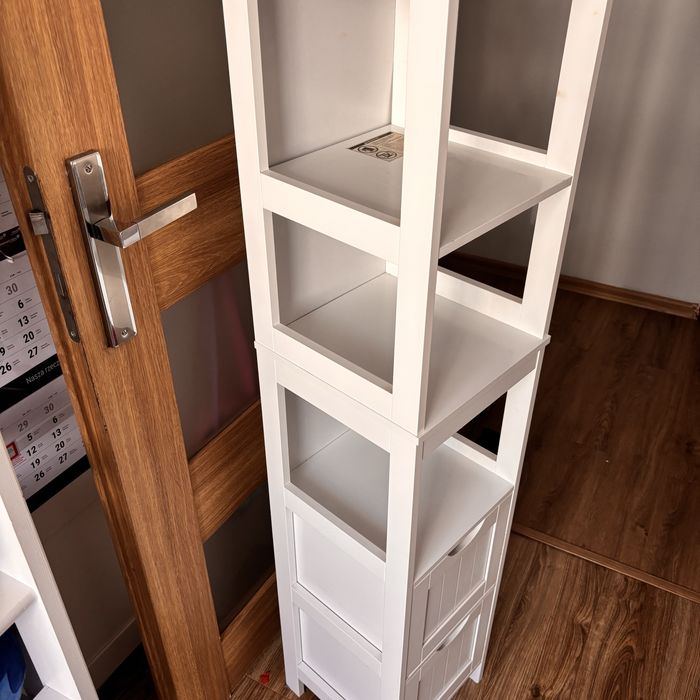 Regał bialy z szufladami