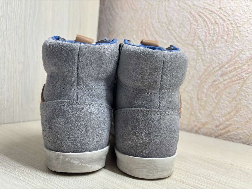 Кожаные кеды, кеди Timberland.