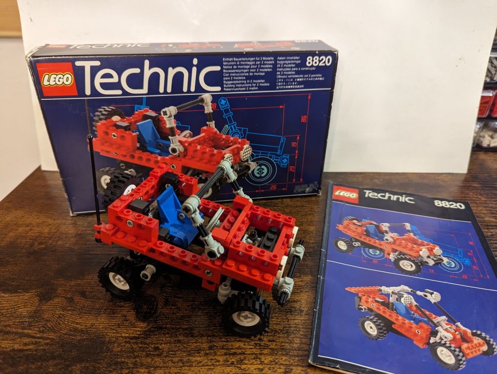 Zestaw LEGO technic 8820 pudełko i instrukcja