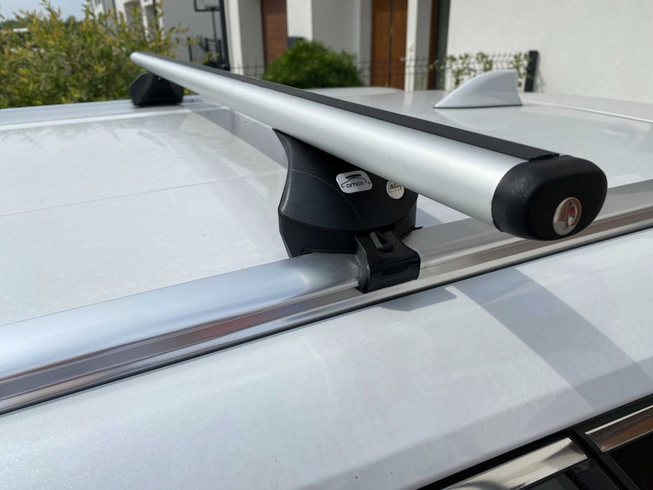 Bagażnik Dachowy na reling - Amos Boss Aero 120 cm - zestaw i belki