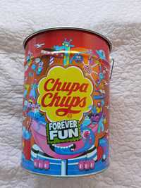 Chupa Chups wiadro metalowe kolorowe